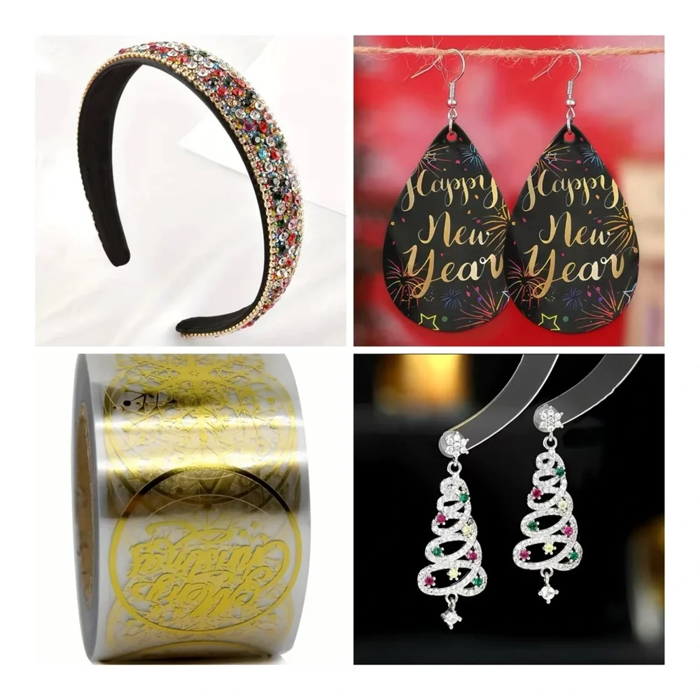 4 Piece Christmas and New Year Bundle